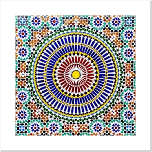 Mughal Inspired Tiles Posters and Art